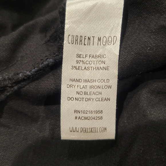 Dolls kill Current Mood Size M Black Punk Rock Mini Skirt W/pouch - Picture 6 of 6